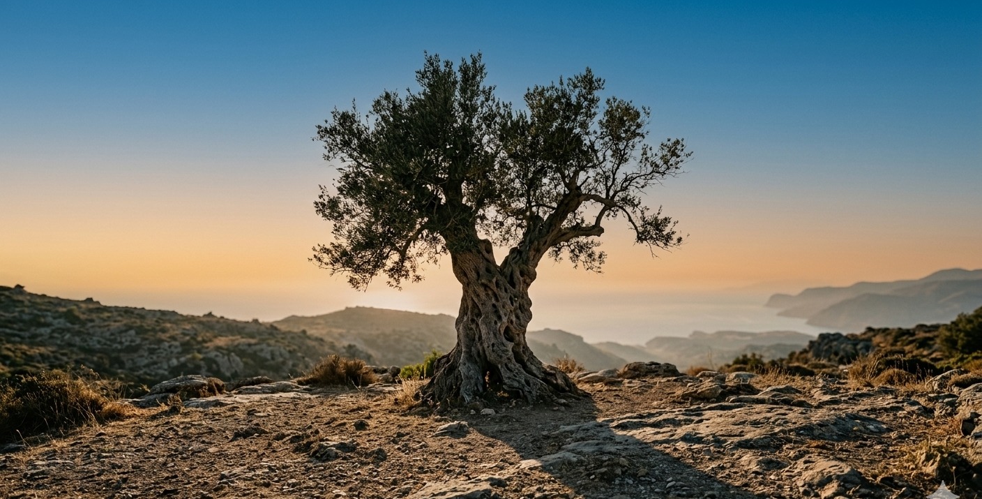 Olévia Philosophy - The eternal olive tree facing the Mediterranean Sea